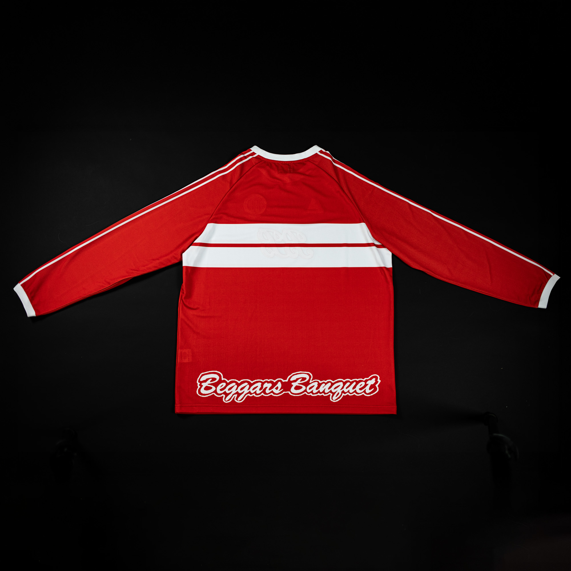 Beggars Banquet Vintage Red Long-Sleeve Football Shirt - War Child